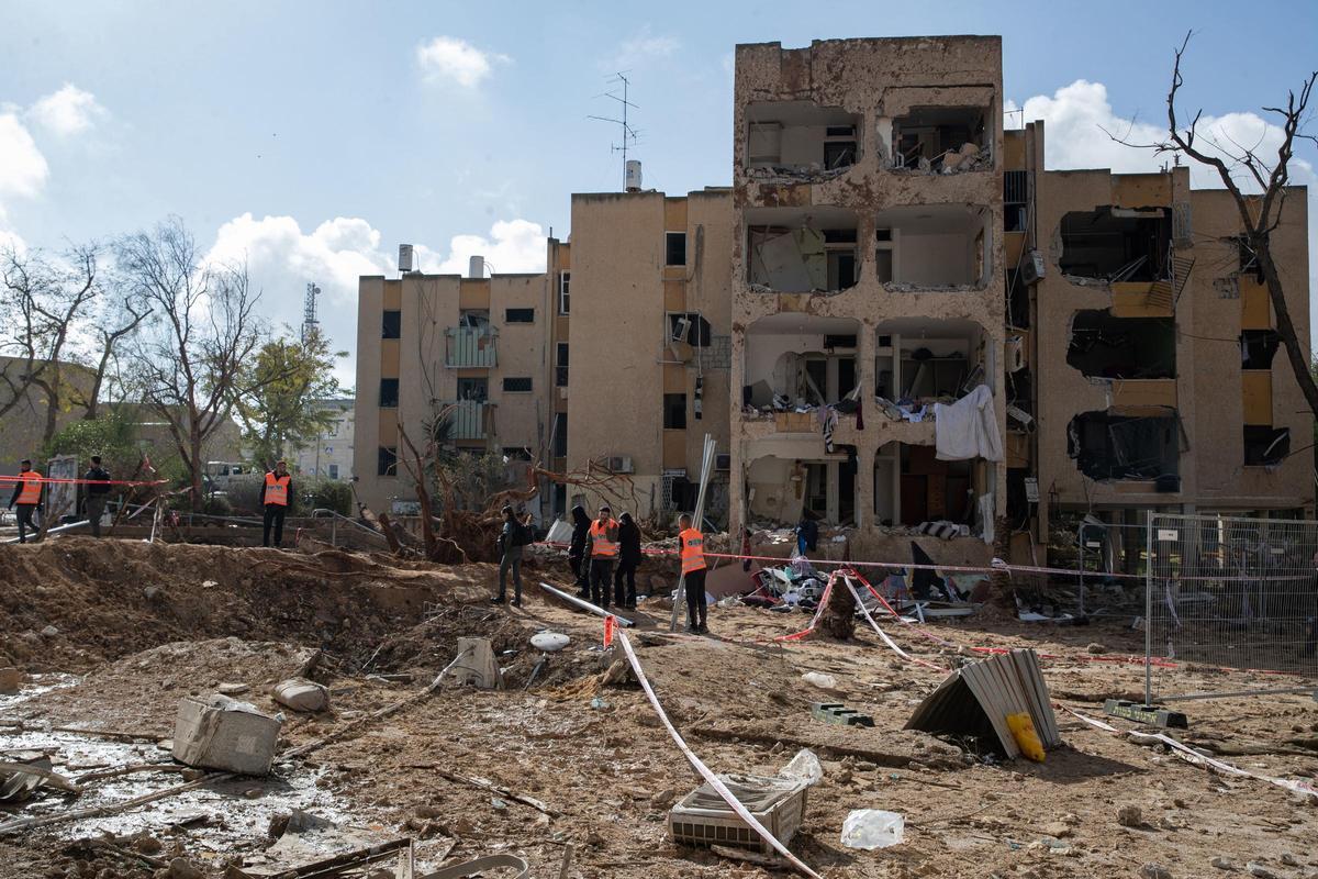 Imagen de archivo de un ataque iraní contra Israel