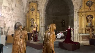 El "mini-museo" de la Pasión de Zamora en Santa María La Nueva, en marcha