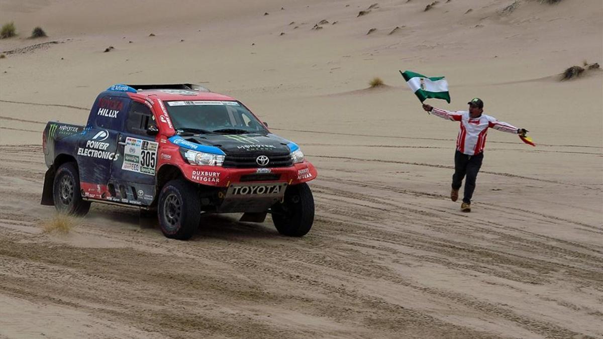 Nani Roma en el Dakar