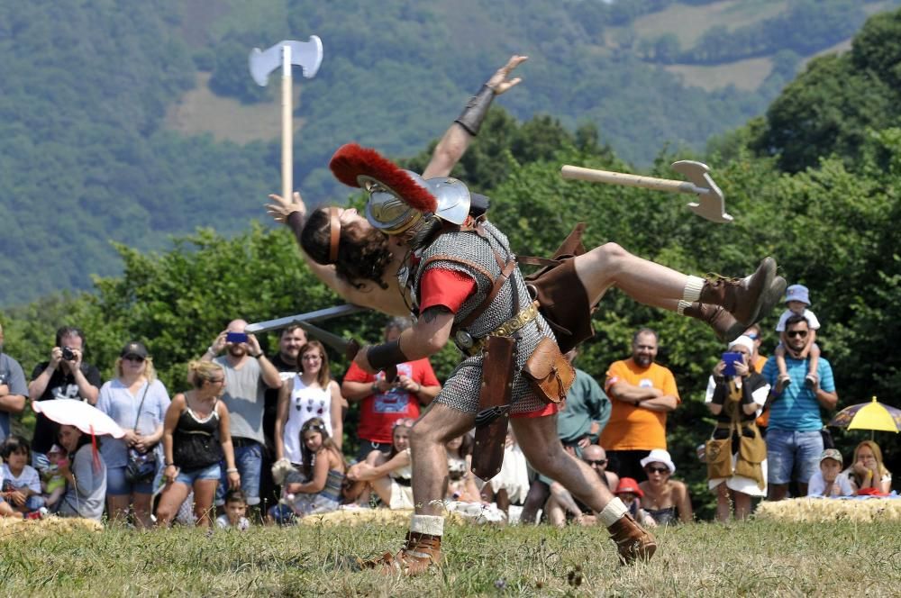 Batalla entre astures y romanos en Carabanzo