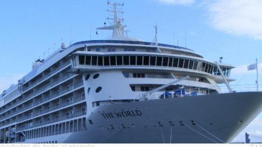 El barco-residencia de los millonarios hará una escala de tres días en València