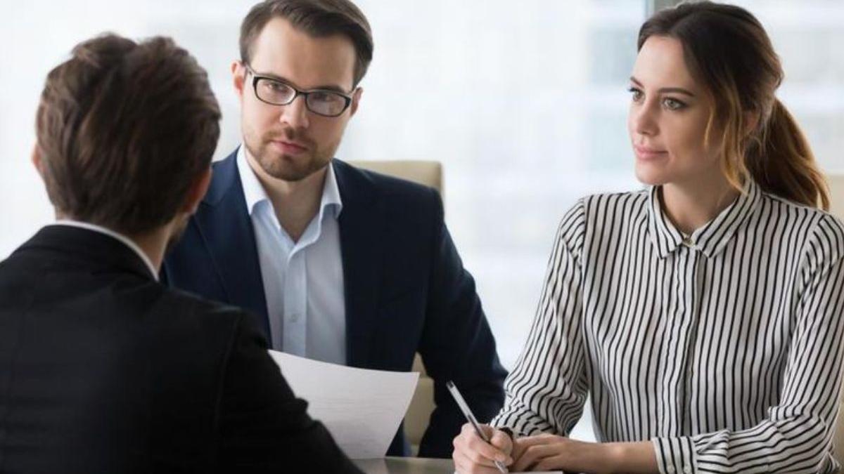Imagen de archivo entrevista de trabajo