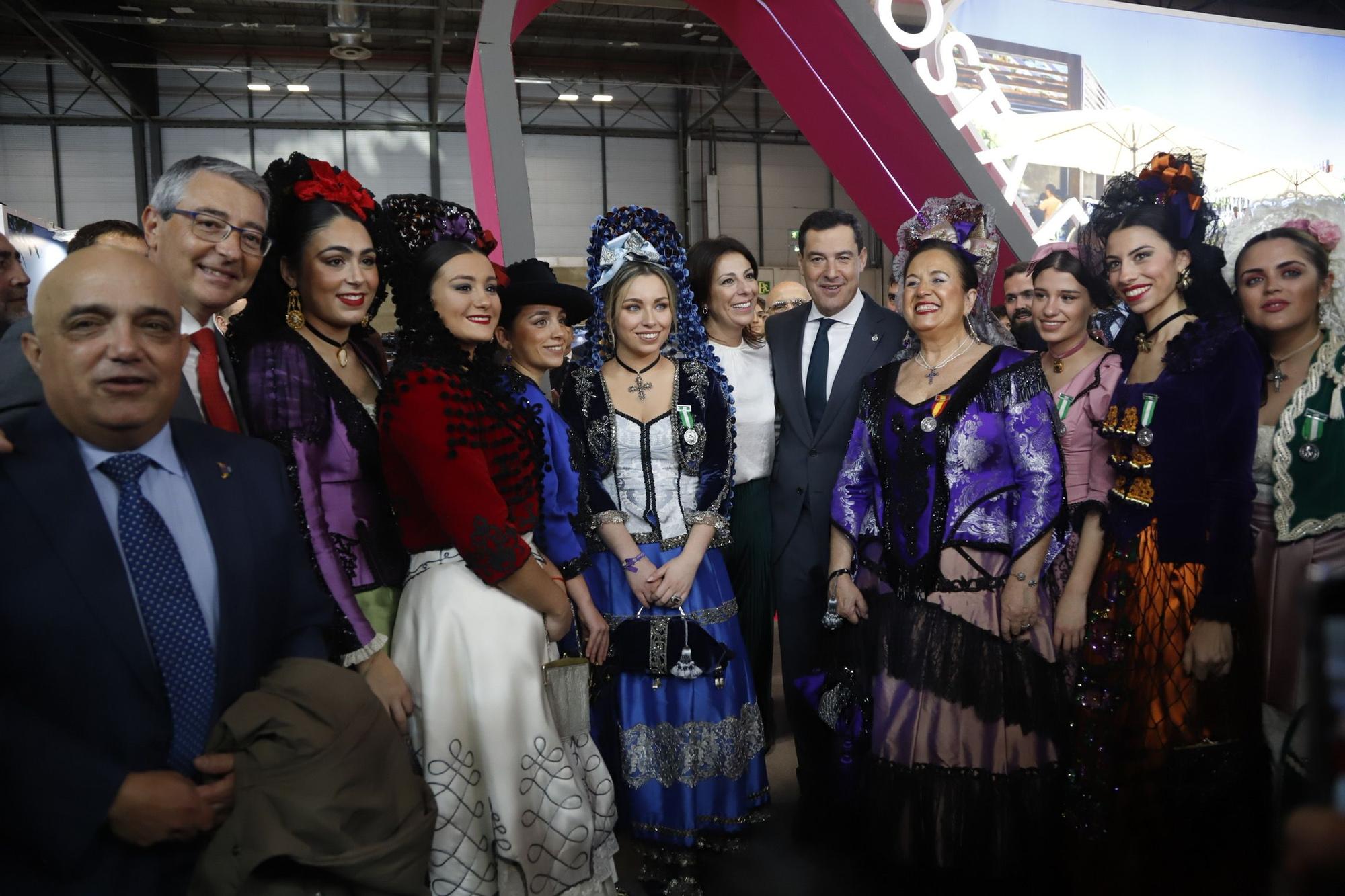 Inauguración del pabellón de Andalucía en la Feria de Turismo Fitur 2023