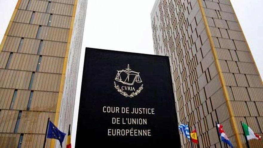 La seu del Tribunal de Justícia de la Unió Europea a Luxemburg.
