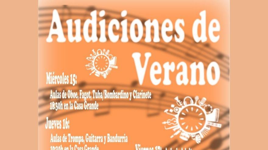 Audiciones de verano de la Unión Musical de Altura