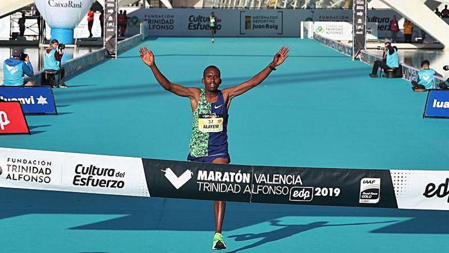 Meta del Maratón de València