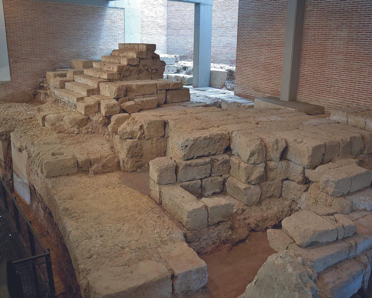 Restos del Teatro Romano de Córdoba, situados en el actual Museo Arqueológico y Etnológico de Córdoba.
