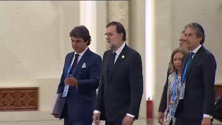 Rajoy defiende ante Xi Jinping la fortaleza de la economía española