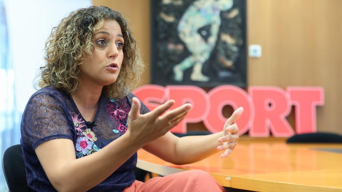 Beatriz Álvarez, presidenta de la Liga F, atiende a SPORT