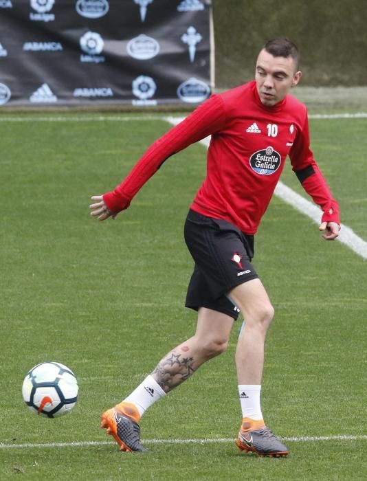 Último entrenamiento del Celta antes de vsitar el Bernabéu // Alba Villar