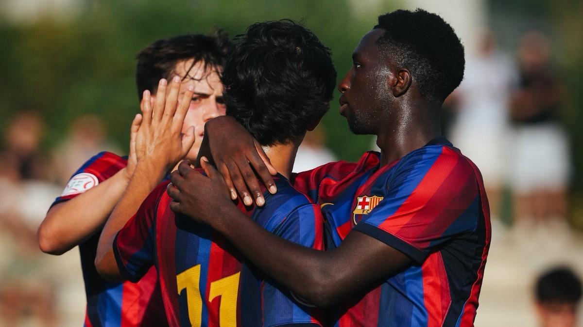 Roberto Tomás, Adri Guerrero y Nuhu Fofana son tres puntales del Juvenil A