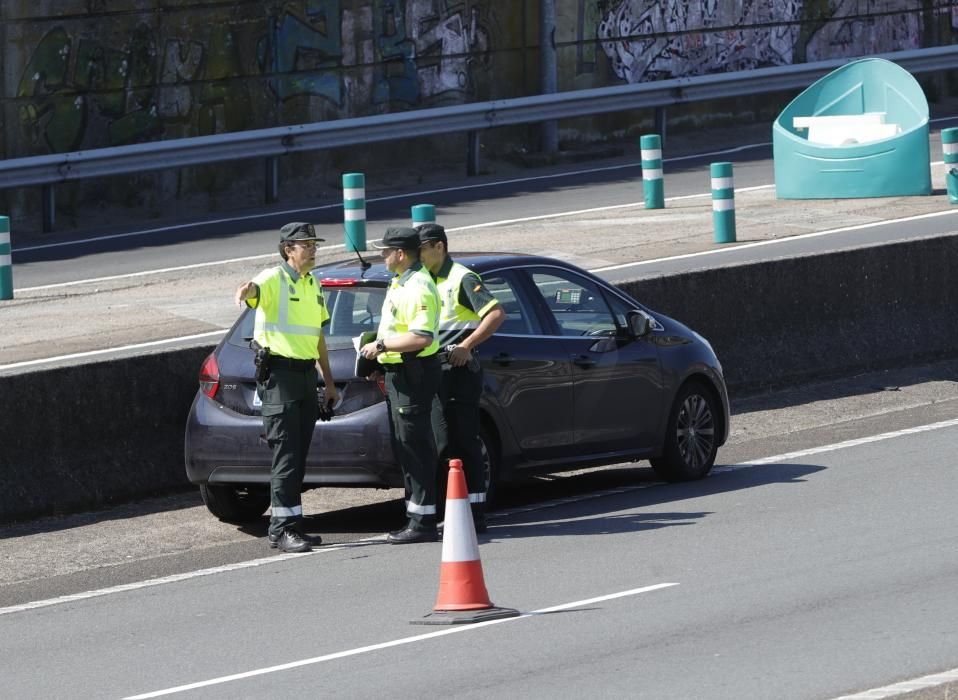 Reconstrucción del triple accidente mortal en AP9