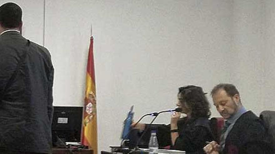 El acusado, durante el juicio celebrado en Palma.