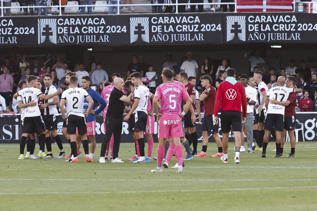 Las imágenes de la victoria del FC Cartagena que asegura su permanencia