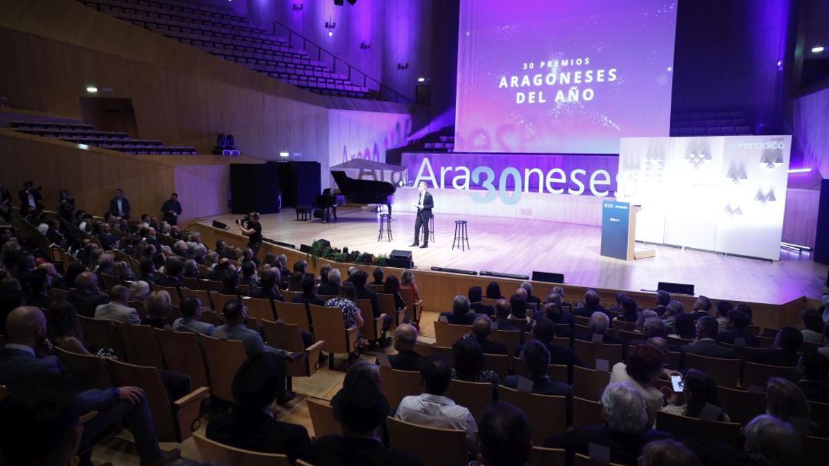 La gala de los premios Aragoneses del Año tendrá lugar el 21 de mayo en el Auditorio de Zaragoza