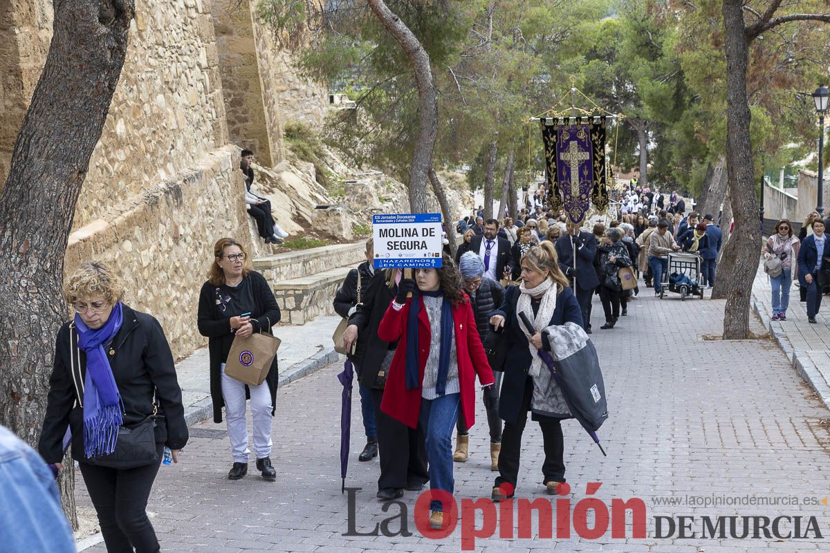 Cofradías y Hermandades de Semana Santa Peregrinan a Caravaca