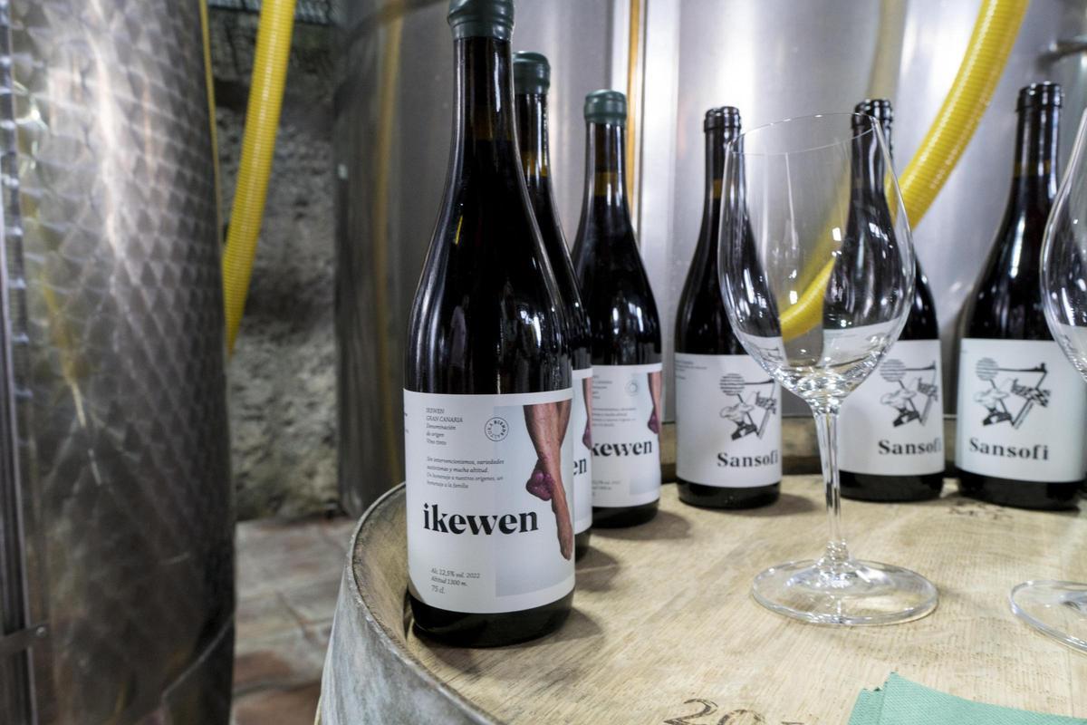 Una selección de vinos elaborados por Carmelo Peña.