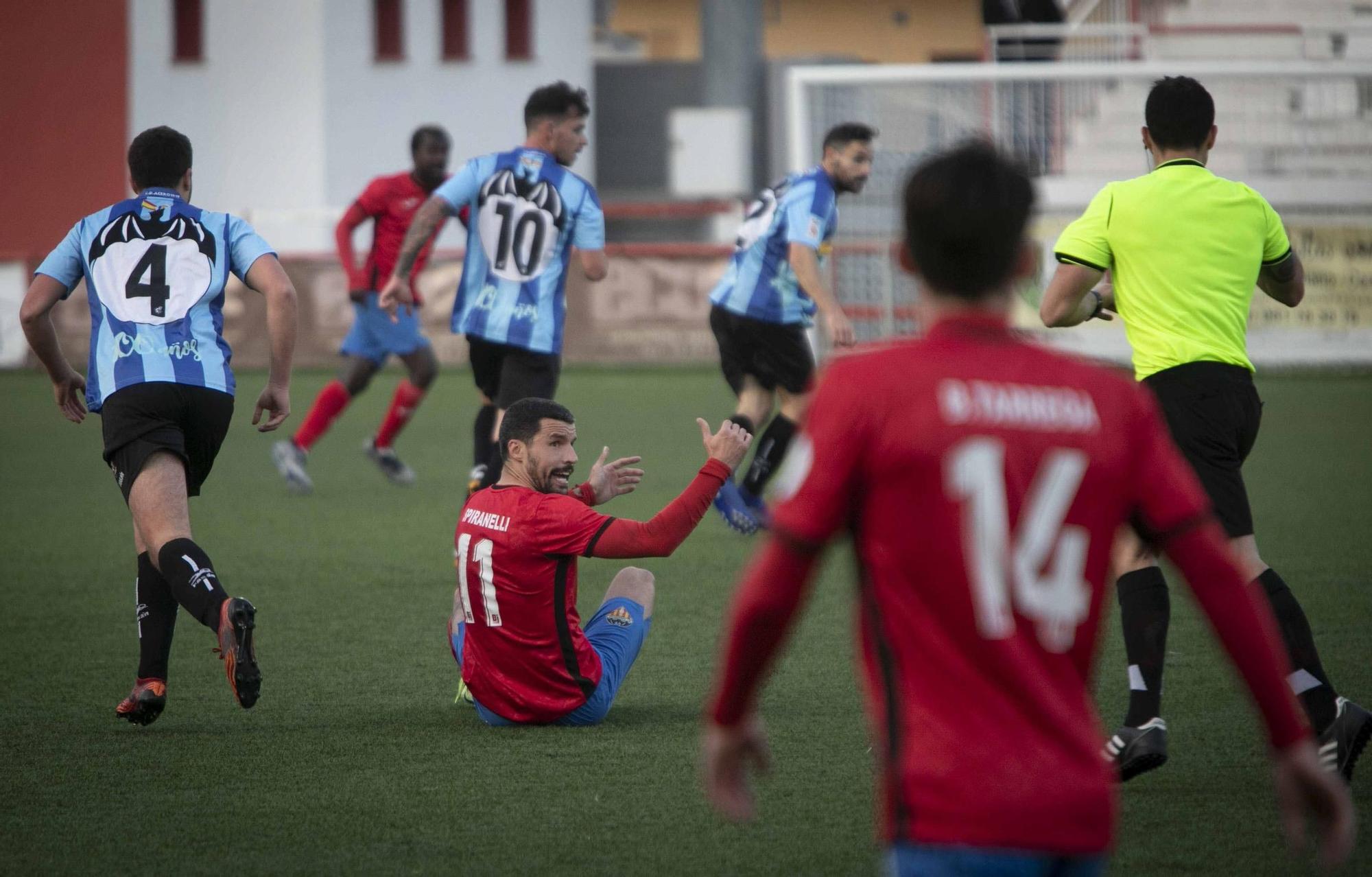 Empate entre el Atlético Saguntino y el CD Acero, en un inusual  derbi, con el Saguntino como local en el Fornás.