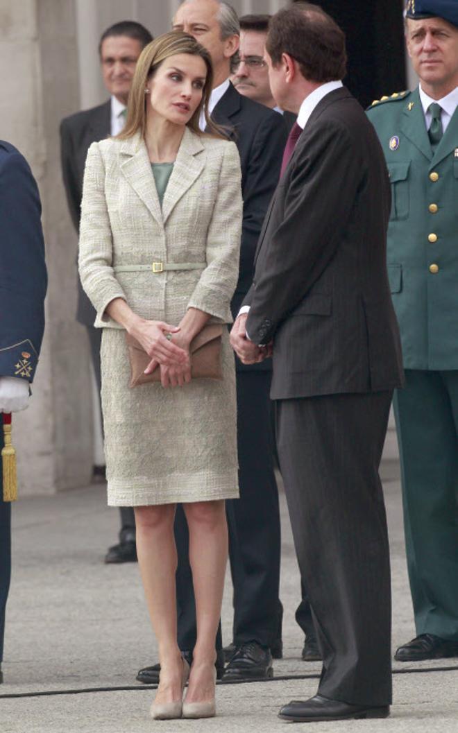 La reina Letizia y Jaime Alfonsín
