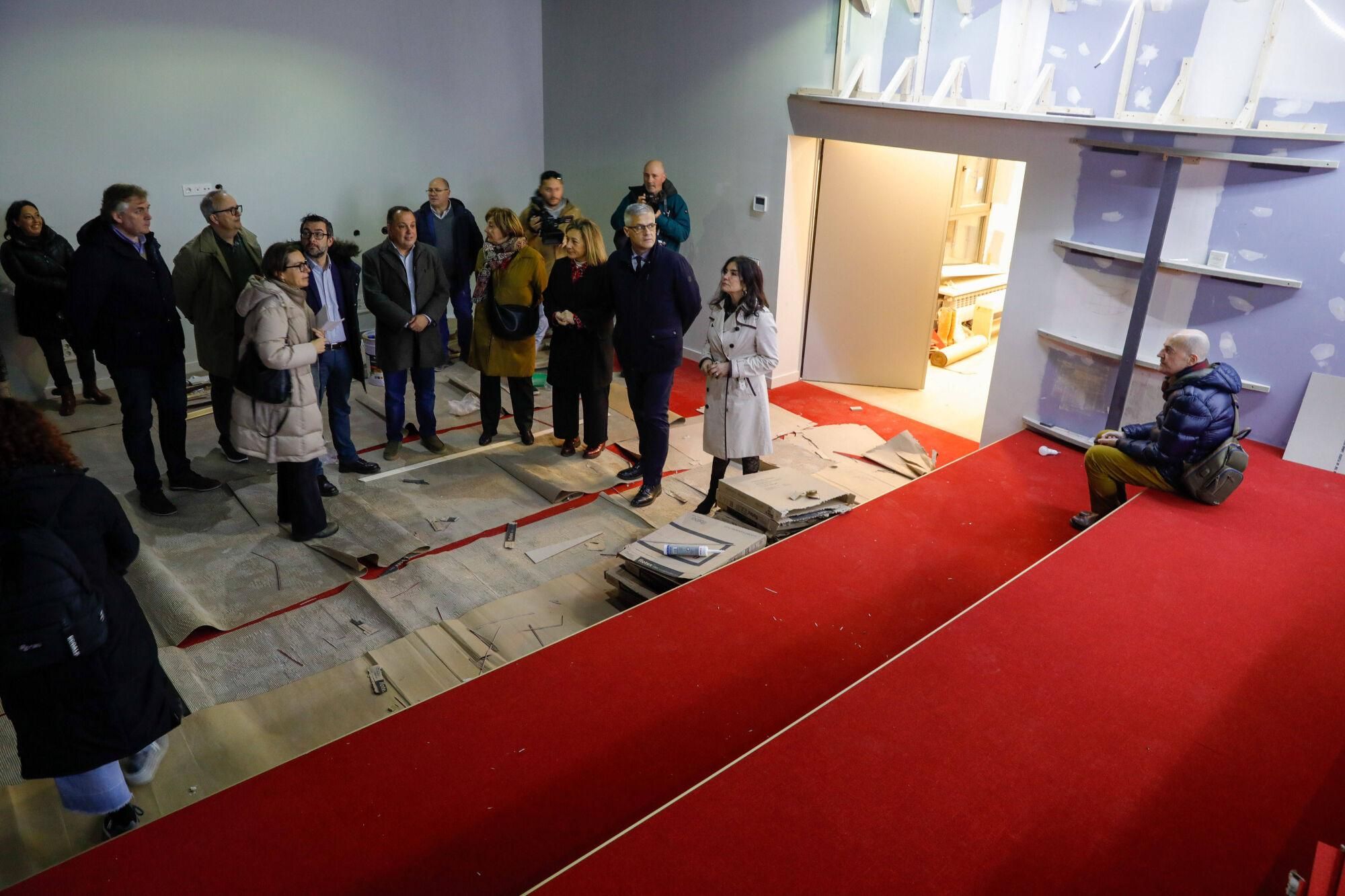 En imágenes: Así avanzan por dentro las obras en la nueva sede del Conservatorio de Avilés
