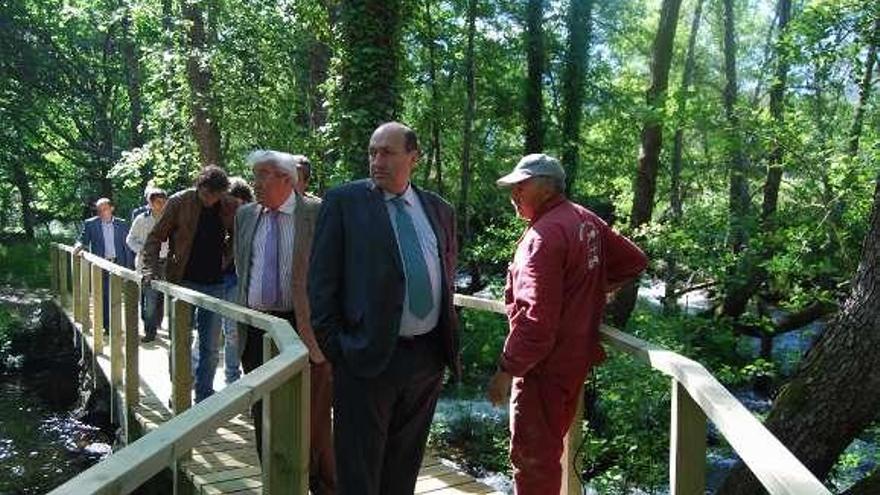 Rogelio Martínez, durante su visita.  // FdV