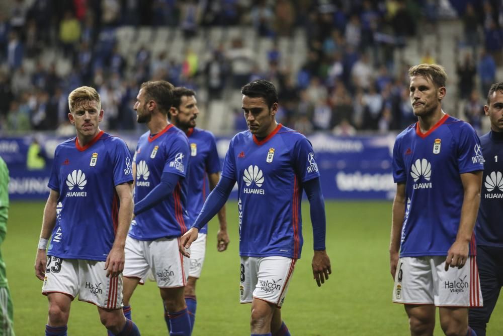 El partido entre el Real Oviedo y el Tenerife, en imágenes