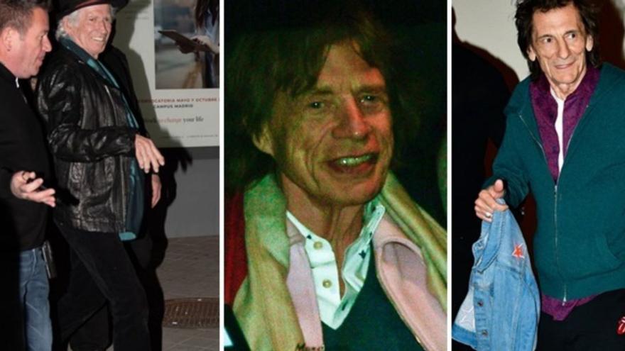 Los Rolling Stones disfrutan en Madrid de una fiesta flamenca en su honor