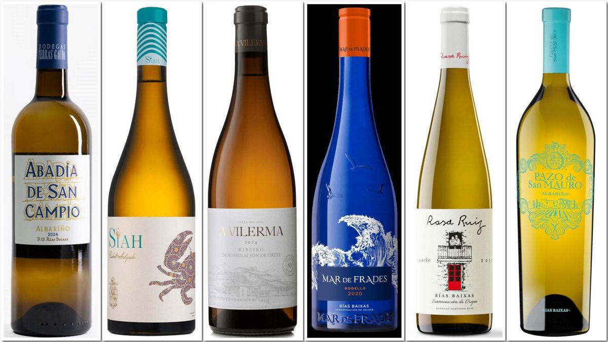Seis vinos blancos gallegos para resguardarte del calor.