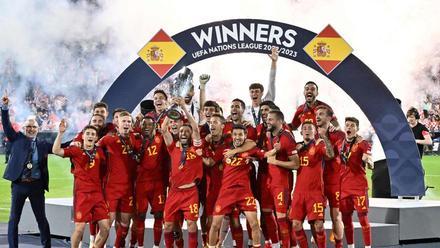 ¡España levantó el trofeo de la Nations League!