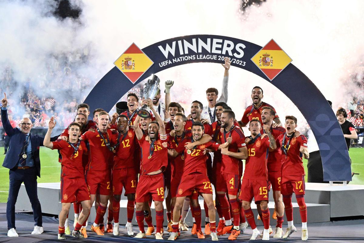 ¡España levantó el trofeo de la Nations League!