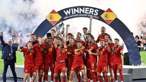 ¡España levantó el trofeo de la Nations League!