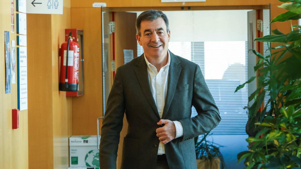 El conselleiro de Educación, Román Rodríguez.