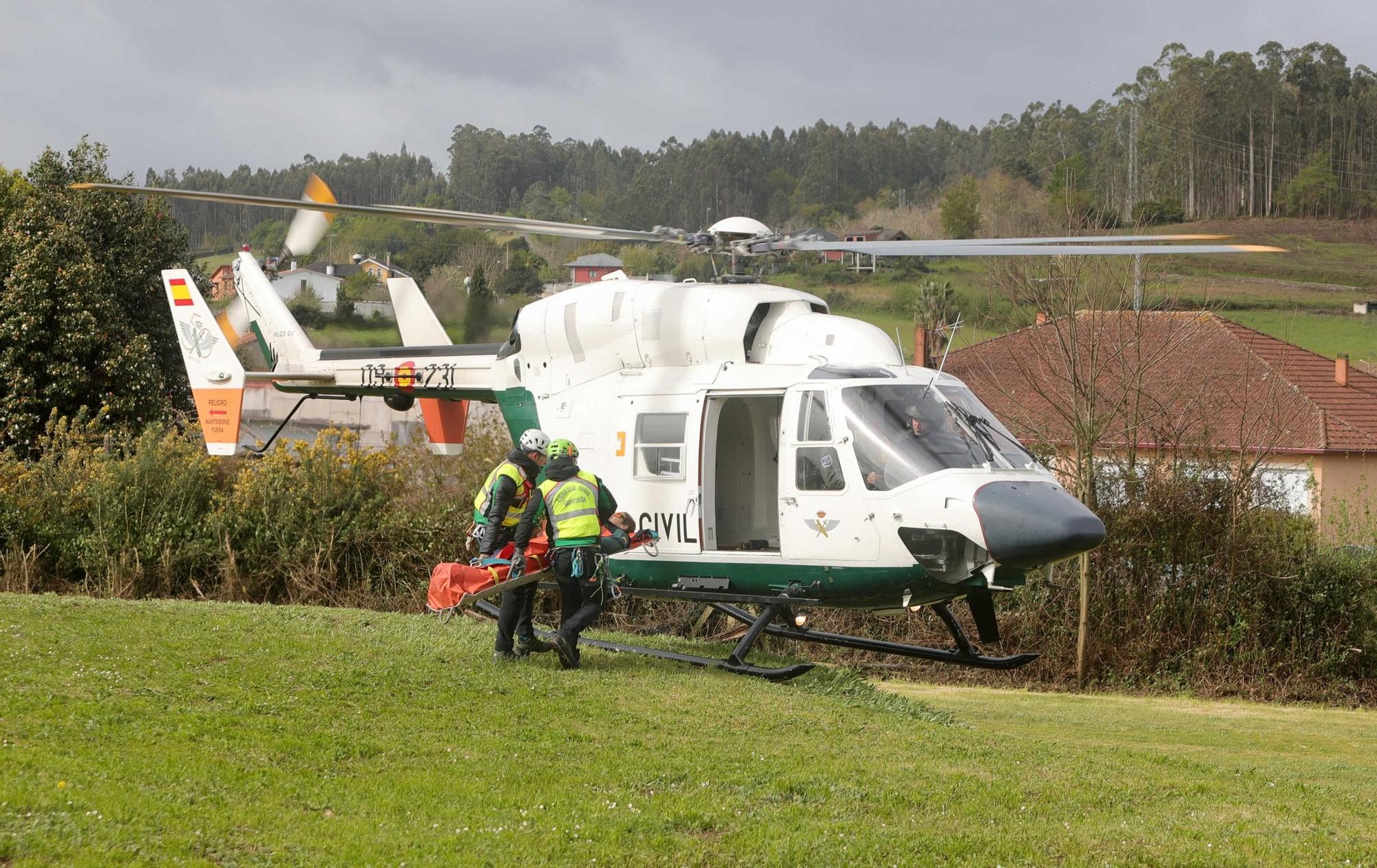 Exhibición de la Guardia Civil en Abegondo