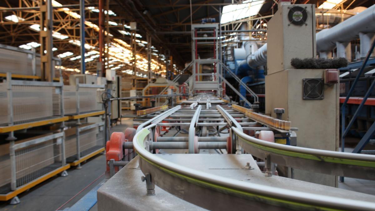 Planta de producción cerámica