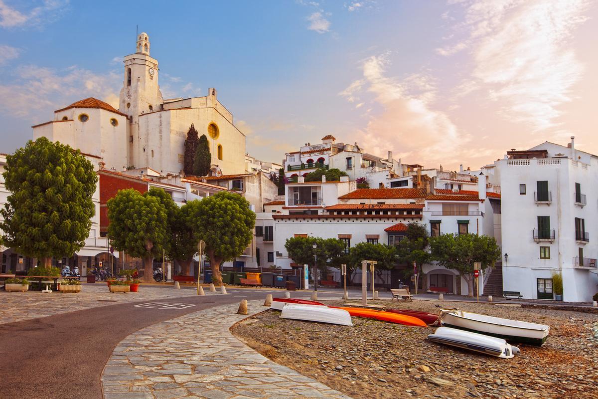 El interior del pueblo de Cadaqués