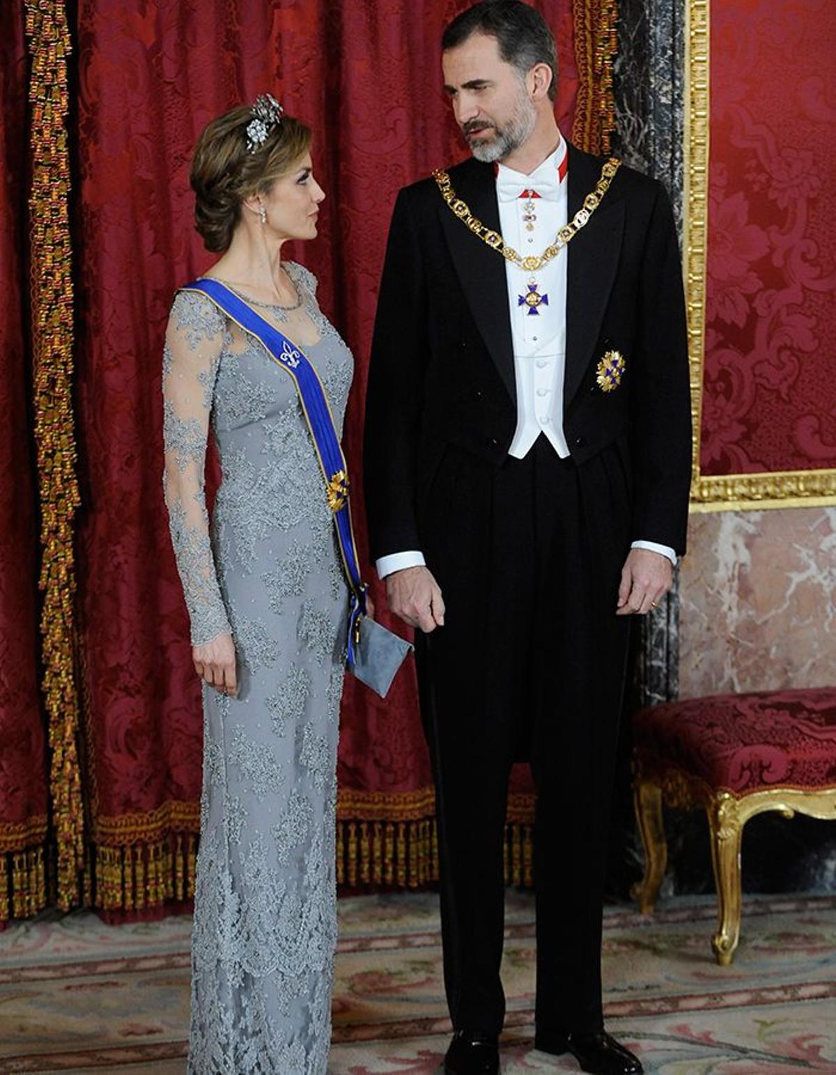 El rey Felipe VI y la reina Letizia