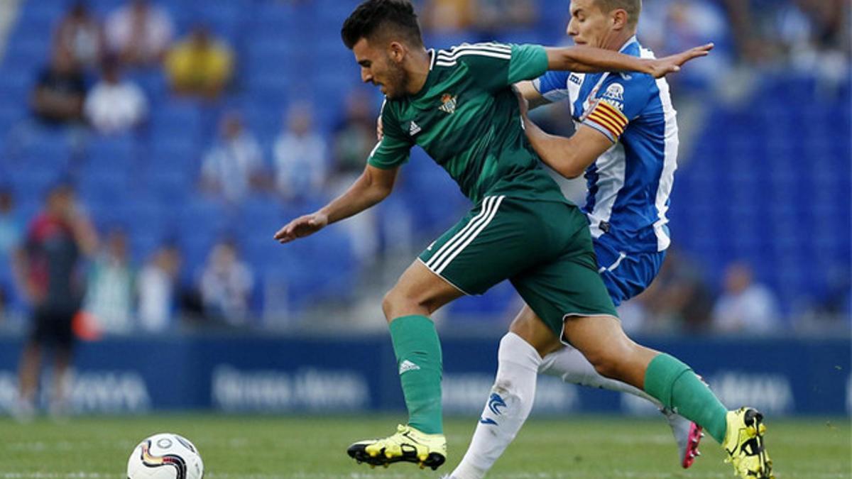 Dani Ceballos, en un partido ante el Espanyol