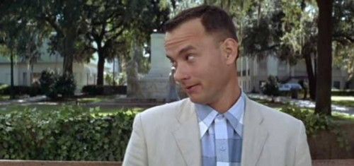 Tom Hanks en el papel de “Forrest Gump”