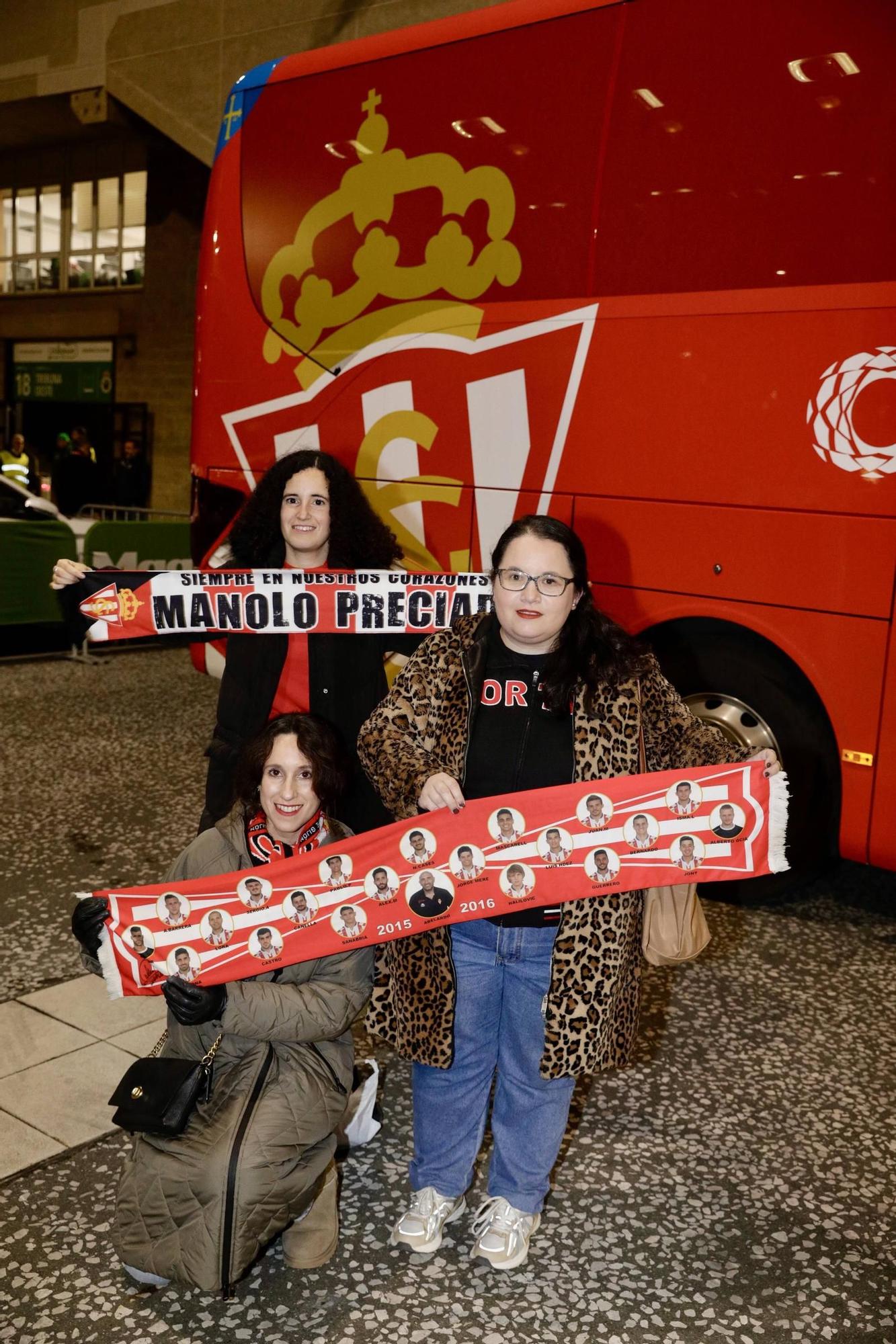 Así fue (en imágenes) el partido de Copa Racing-Sporting, y el viaje de la Mareona
