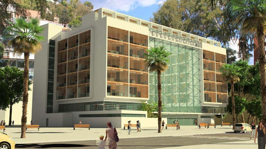 Este es un avance del hotel que proyecta la concesionaria de los Baños del Carmen.