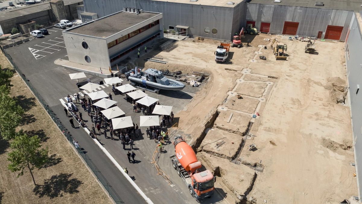 Inauguració oficial de les obres de les instal·lacions de Zodiac Milpro a Roses.