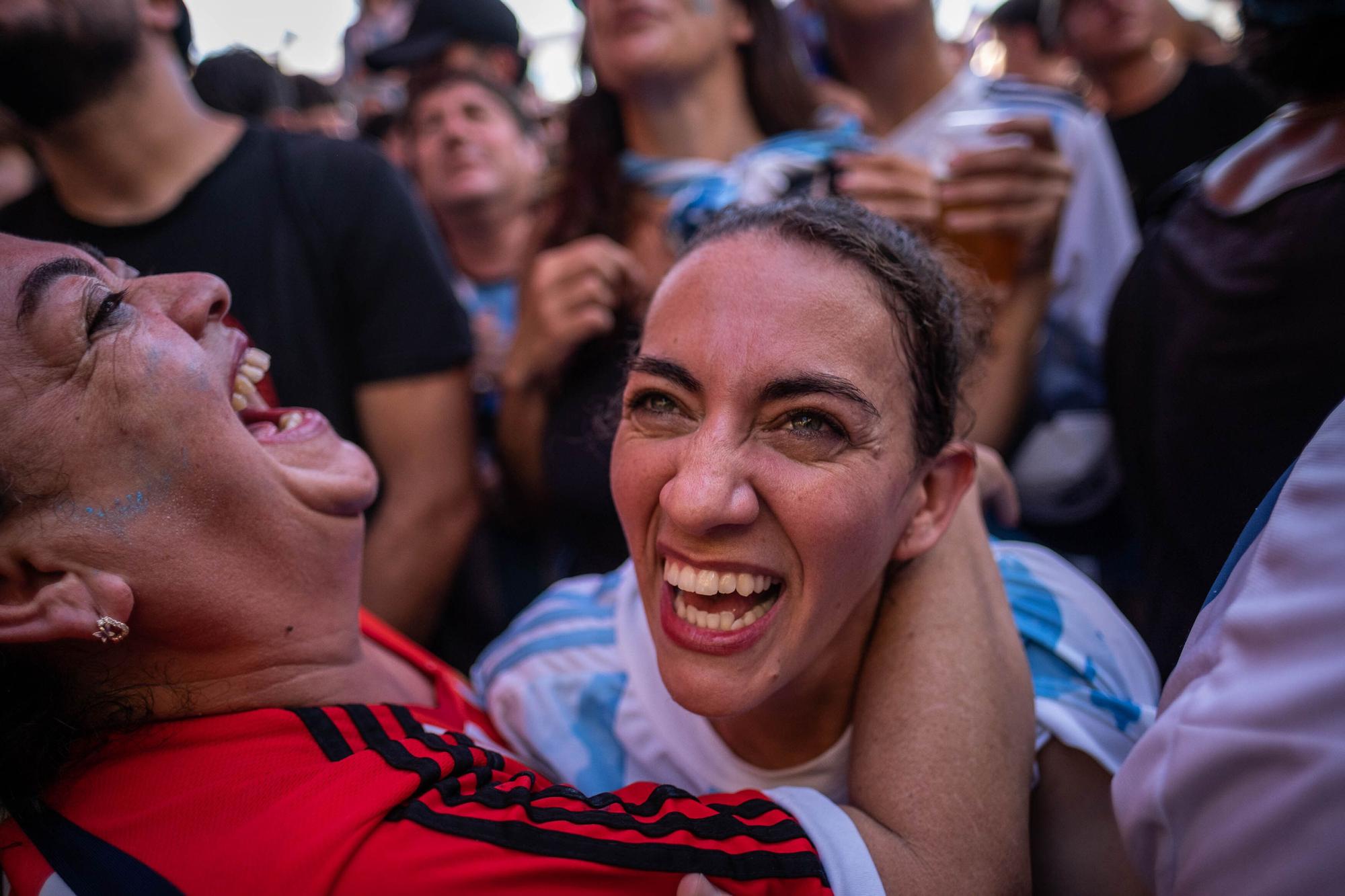 Celebración del Mundial de los argentinos afincados en Tenerife