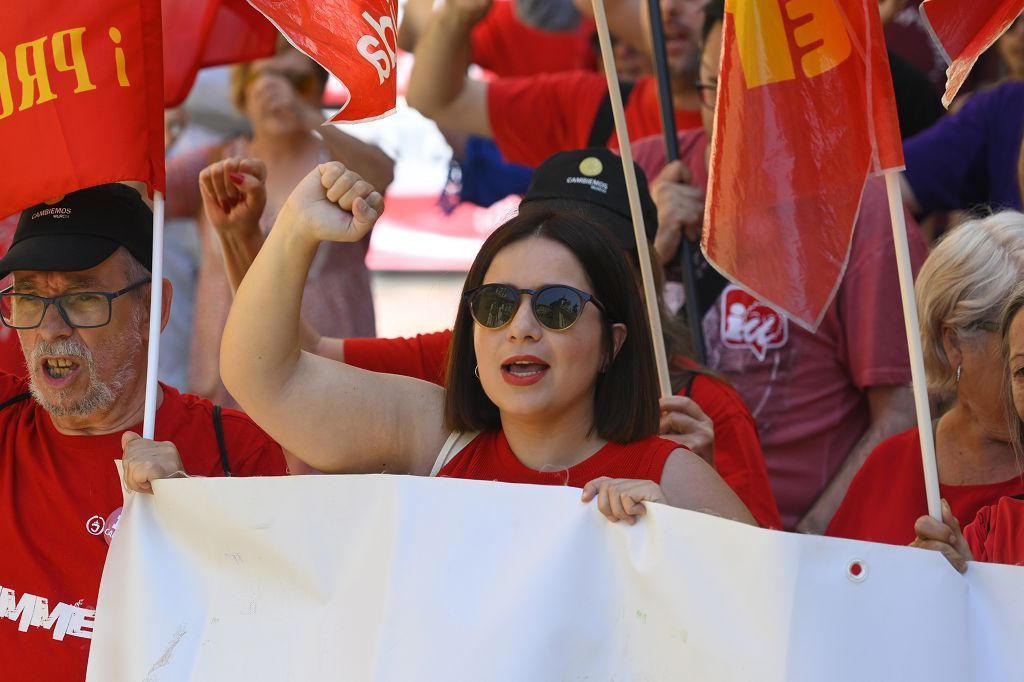 Las imágenes de la manifestación del Primero de Mayo en Cartagena