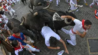 Los Miura protagonizan una carrera vertiginosa que pone el punto final a los encierros de Sanfermines