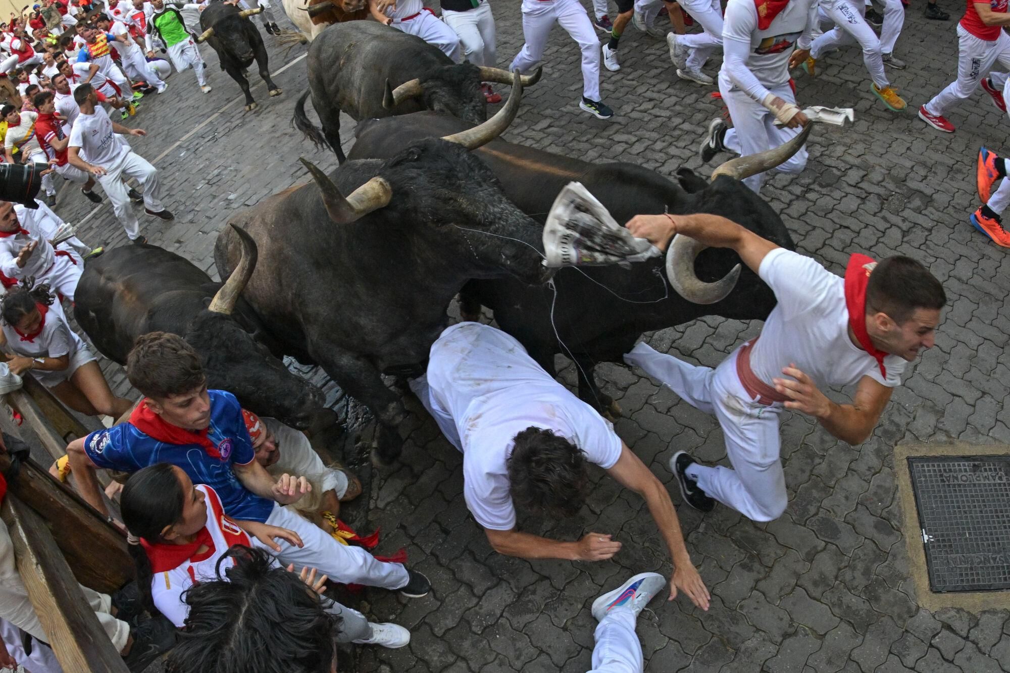 El octavo encierro de los Sanfermines 2025.