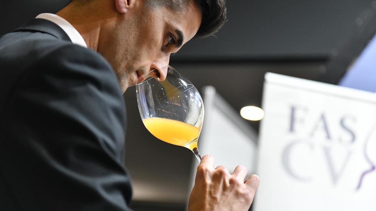 Antonio Martínez Sarmiento, durante un momento del concurso celebrado en Mediterránea Gastrónoma