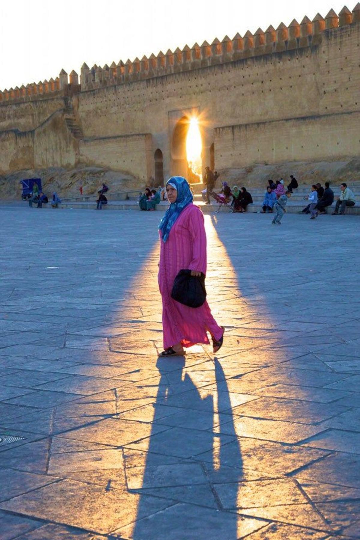 Las murallas de Fez (Marruecos) rodean la medina de la ciudad.