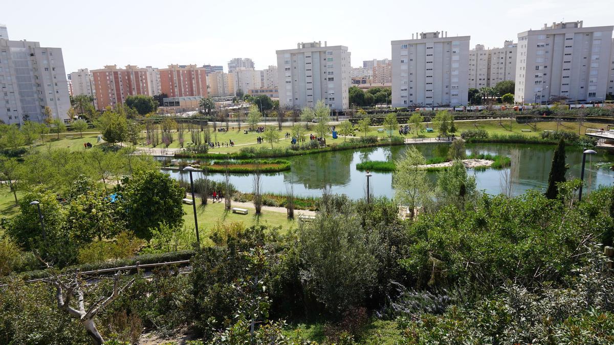 Parque La Marjal en la playa de San Juan de Alicante, ejemplo de sostenibilidad