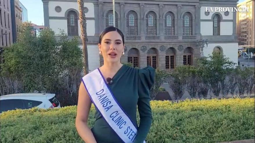 Ángeles Moreno, candidata a Reina del Carnaval de Las Palmas de Gran Canaria