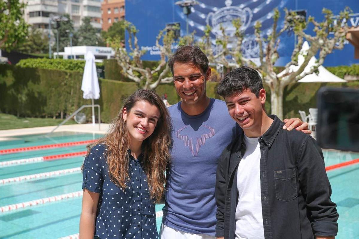Amaia; Rafa Nadal y Alfred se conocieron en Barcelona